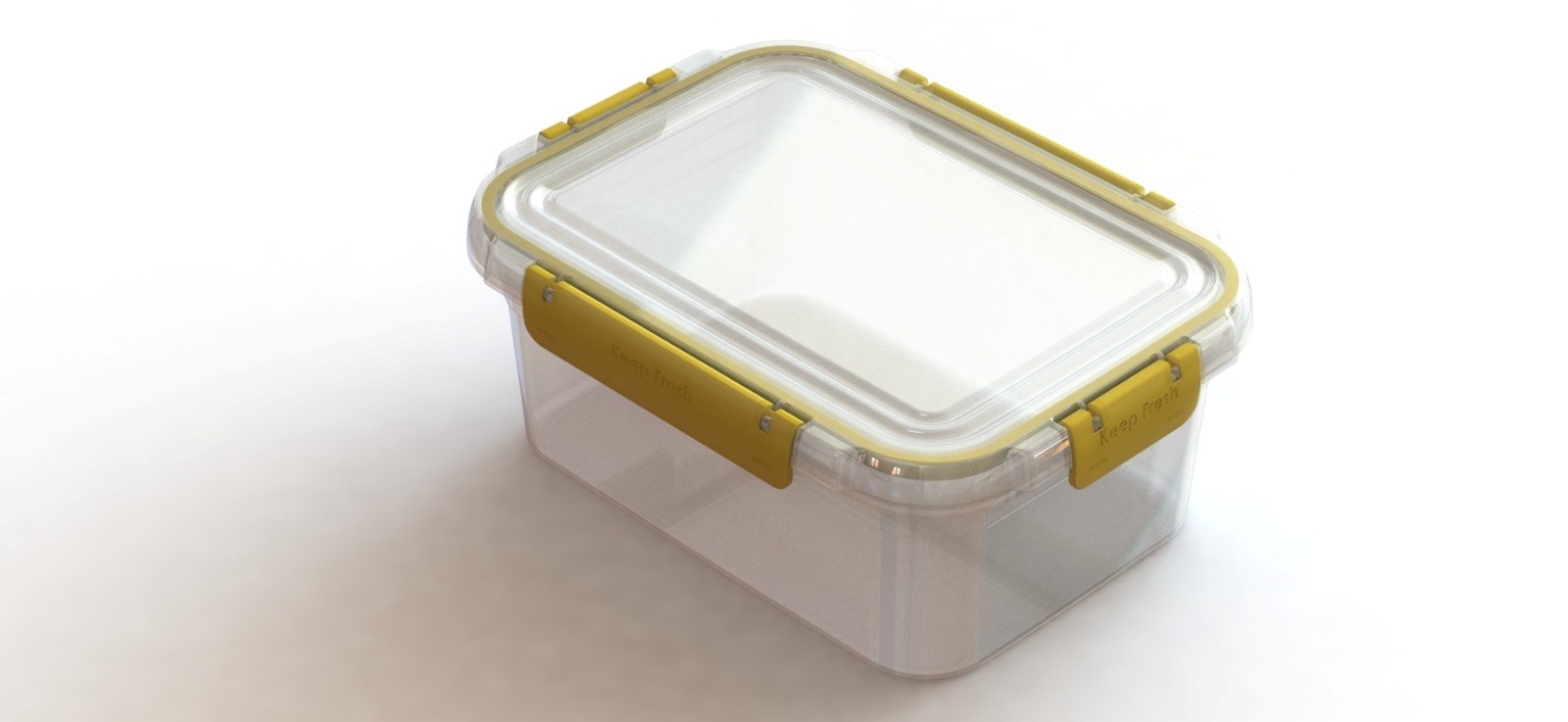 Silicone Rectangular Storage Box ( 900 ml)